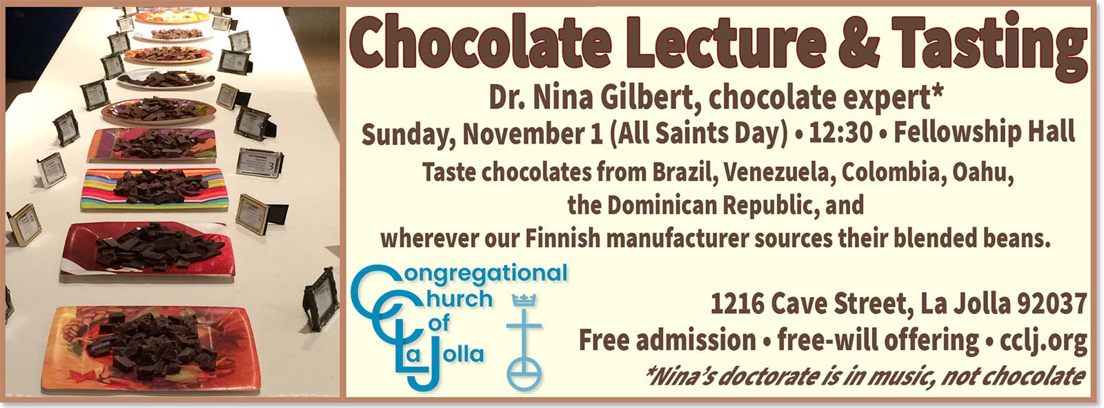 Chocolate Lecture